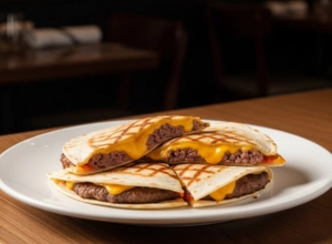 Cheeseburger Quesadilla