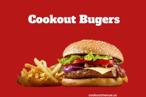 Cookout Burger Menu